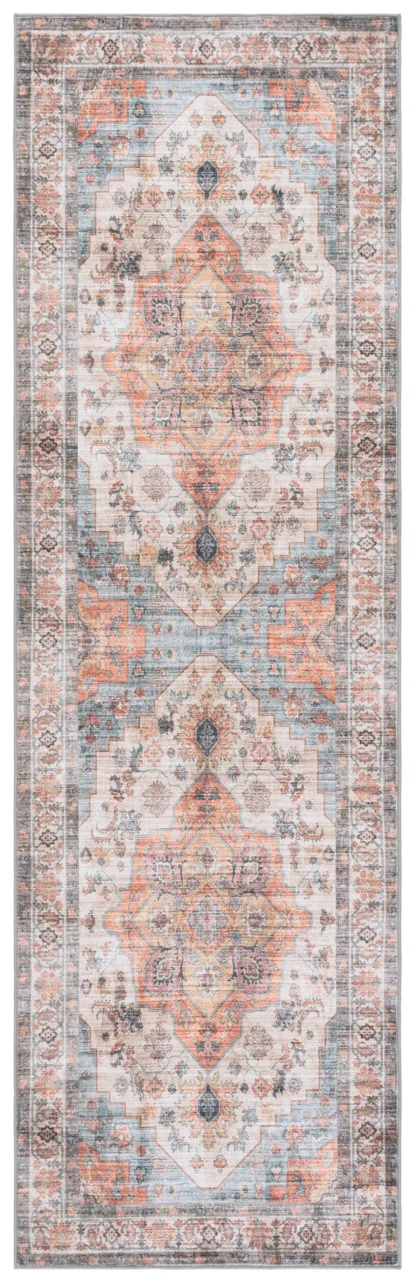 Safavieh Arizona 2'-6" x 8'-0" Rug in Light Brown / Rust