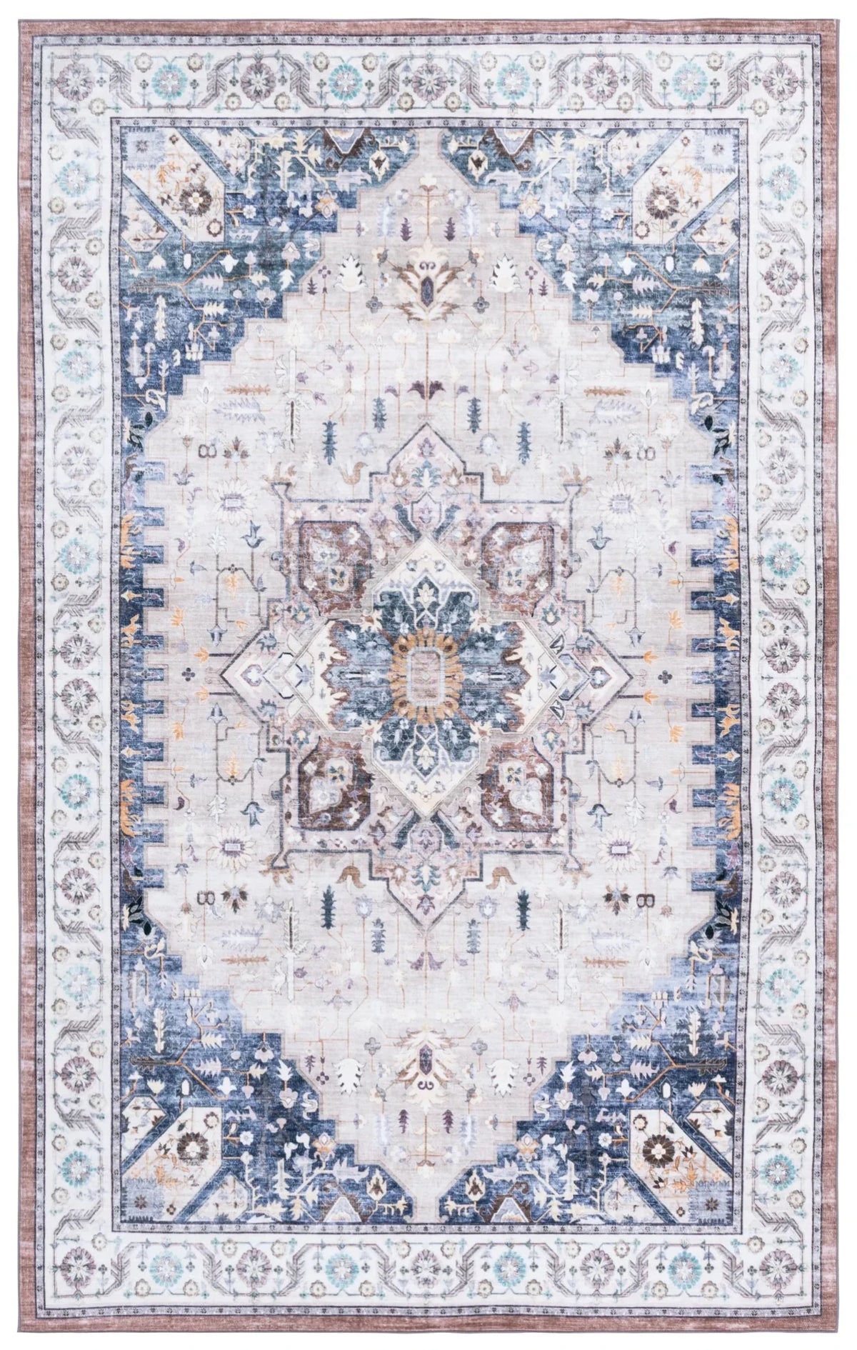 Safavieh Arizona 4'-0" x 6'-0" Rug in Beige / Ivory
