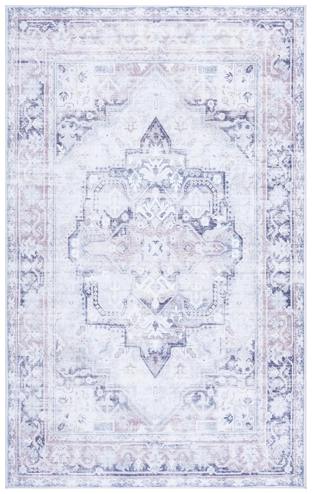 Safavieh Arizona 4'-0" x 6'-0" Rug in Ivory / Grey