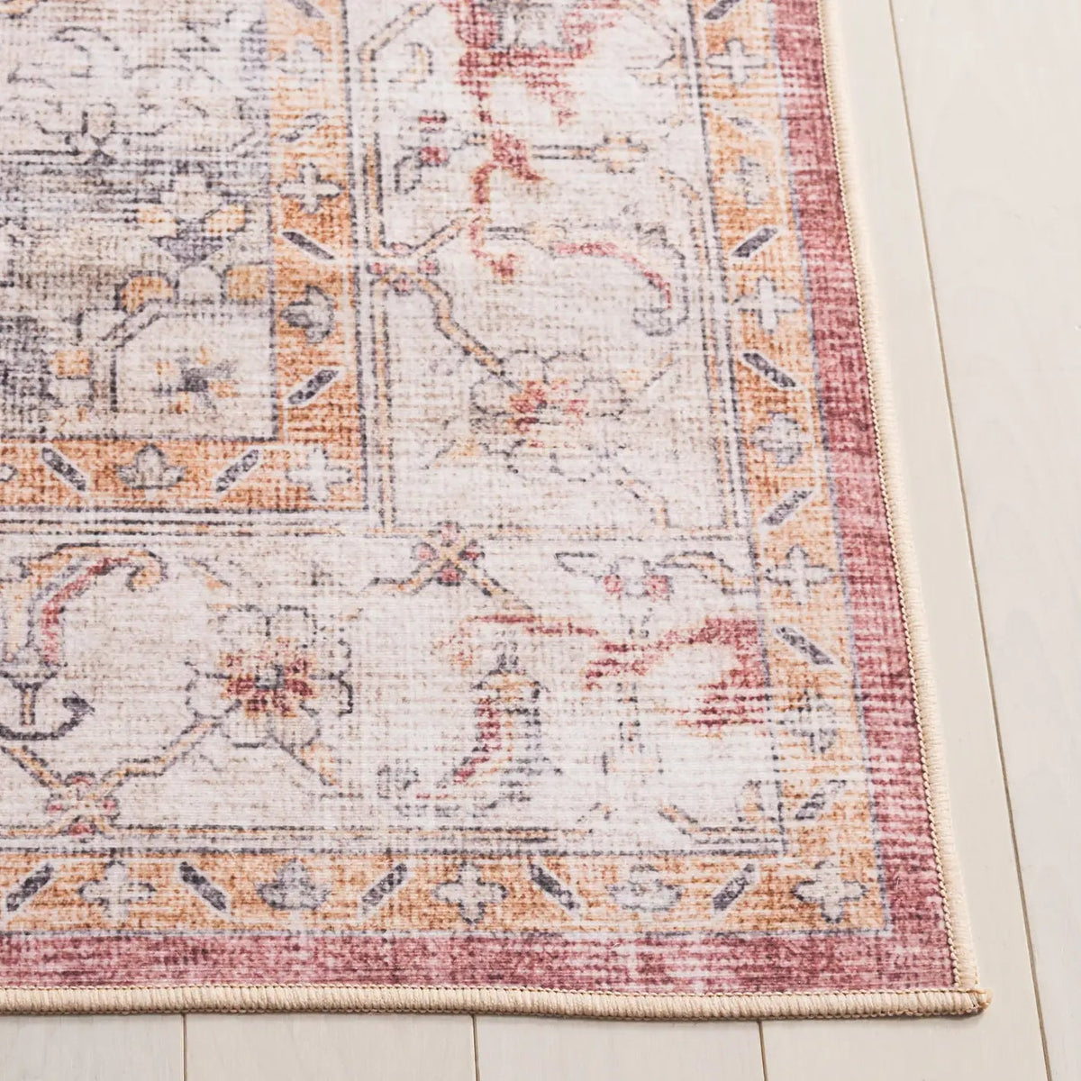 Safavieh Arizona 4'-0" x 6'-0" Rug in Beige / Rust