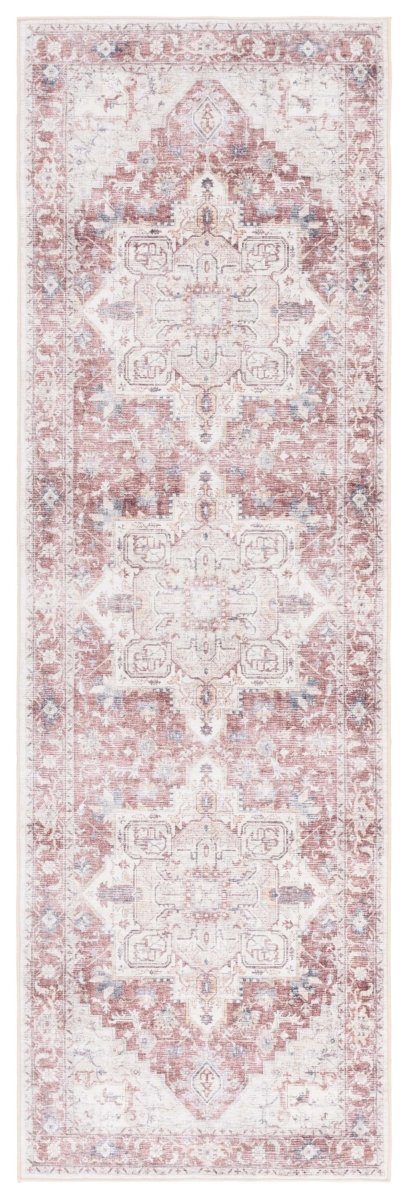 Safavieh Arizona Arz523Q Rust/Beige Rug.
