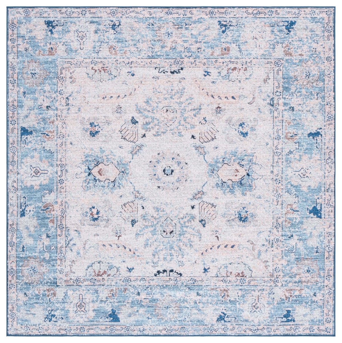 Safavieh Arizona Arz908M Blue/Beige Rug.