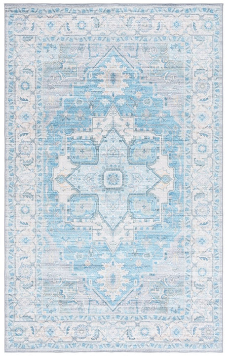 Safavieh Arizona Arz913B Grey/Turquoise Rug.