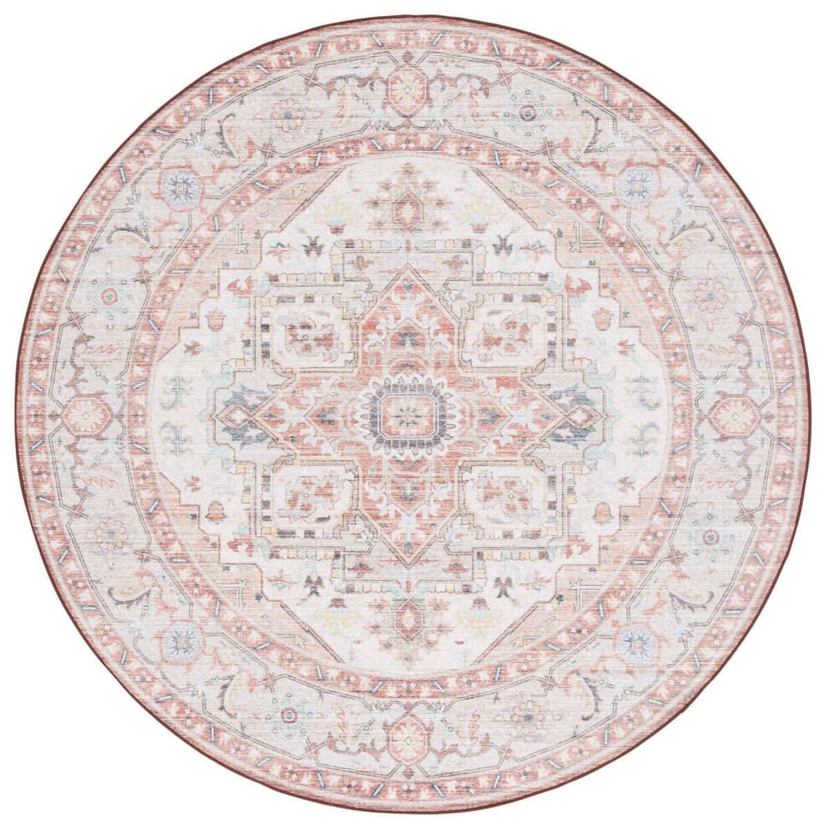 Safavieh Arizona Arz913P Light Rust/Beige Rug.