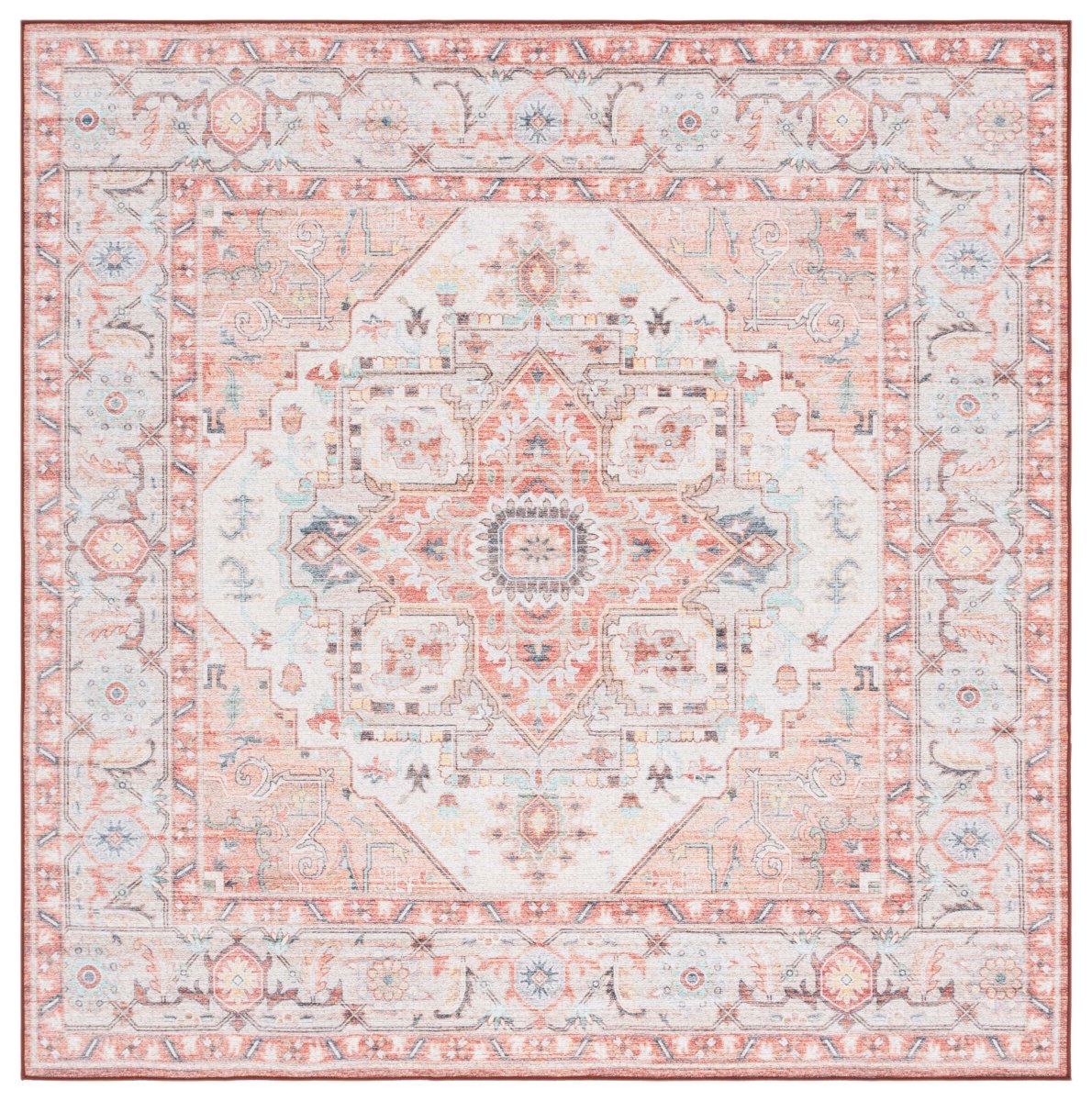 Safavieh Arizona Arz913P Light Rust/Beige Rug.