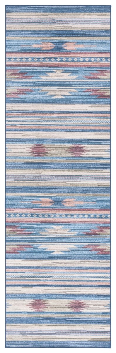 Safavieh Arizona Arz930M Blue/Rust Rug.