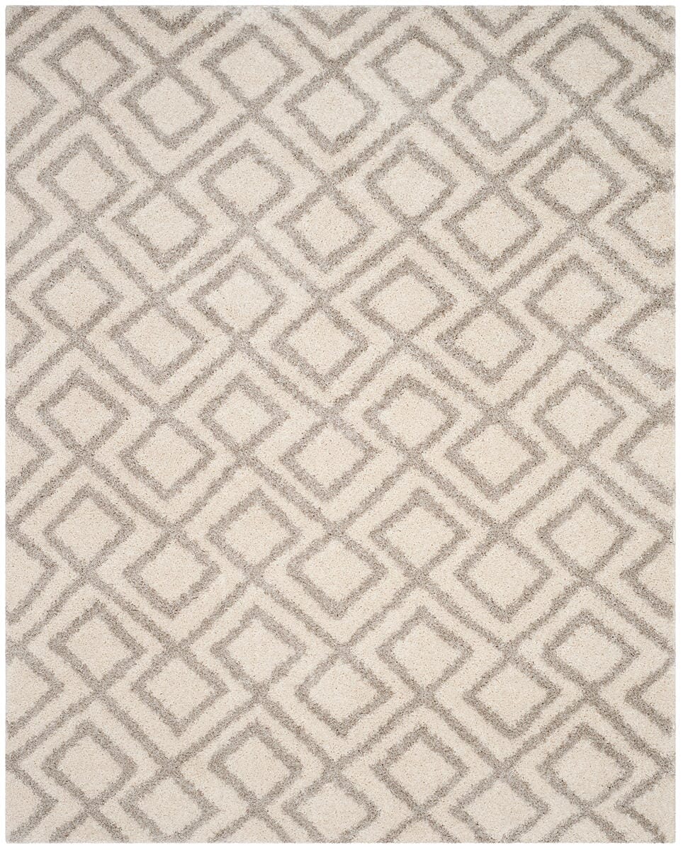 Safavieh Arizona Shag Asg740A Ivory / Beige Rugs.
