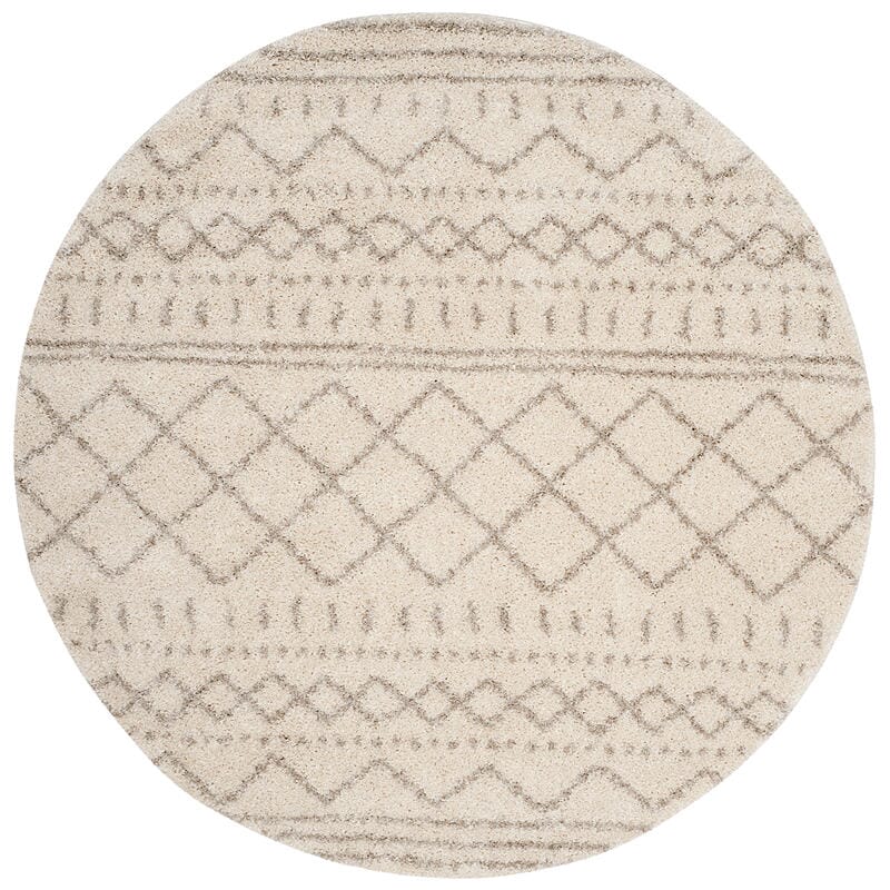 Safavieh Arizona Shag Asg741A Ivory/Beige Rug.
