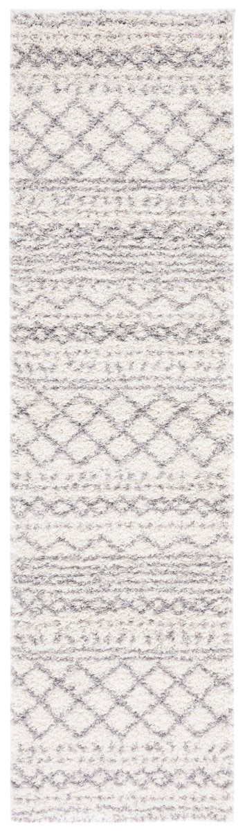 Safavieh Arizona Shag Asg741F Ivory/Grey Rug.