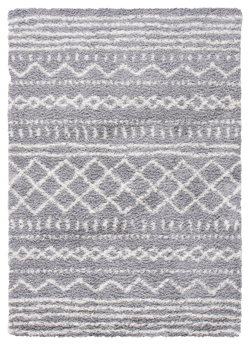 Safavieh Arizona Shag Asg741G Grey/Ivory Rug.