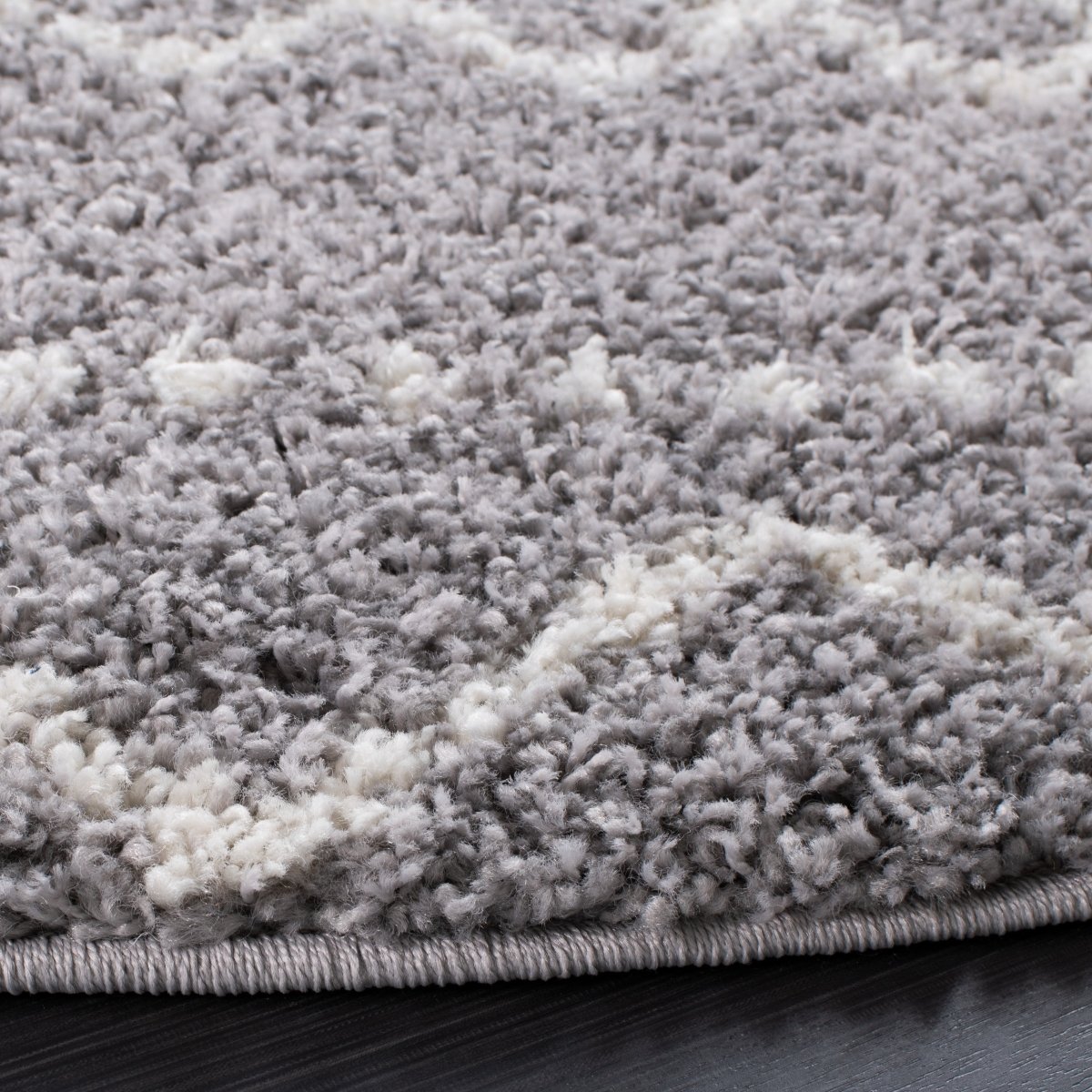 Safavieh Arizona Shag Asg741G Grey/Ivory Rug.