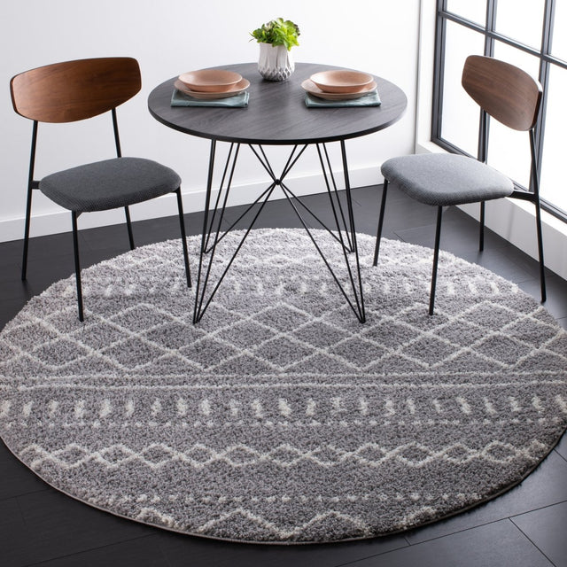 Safavieh Arizona Shag Asg741G Grey/Ivory Rug.