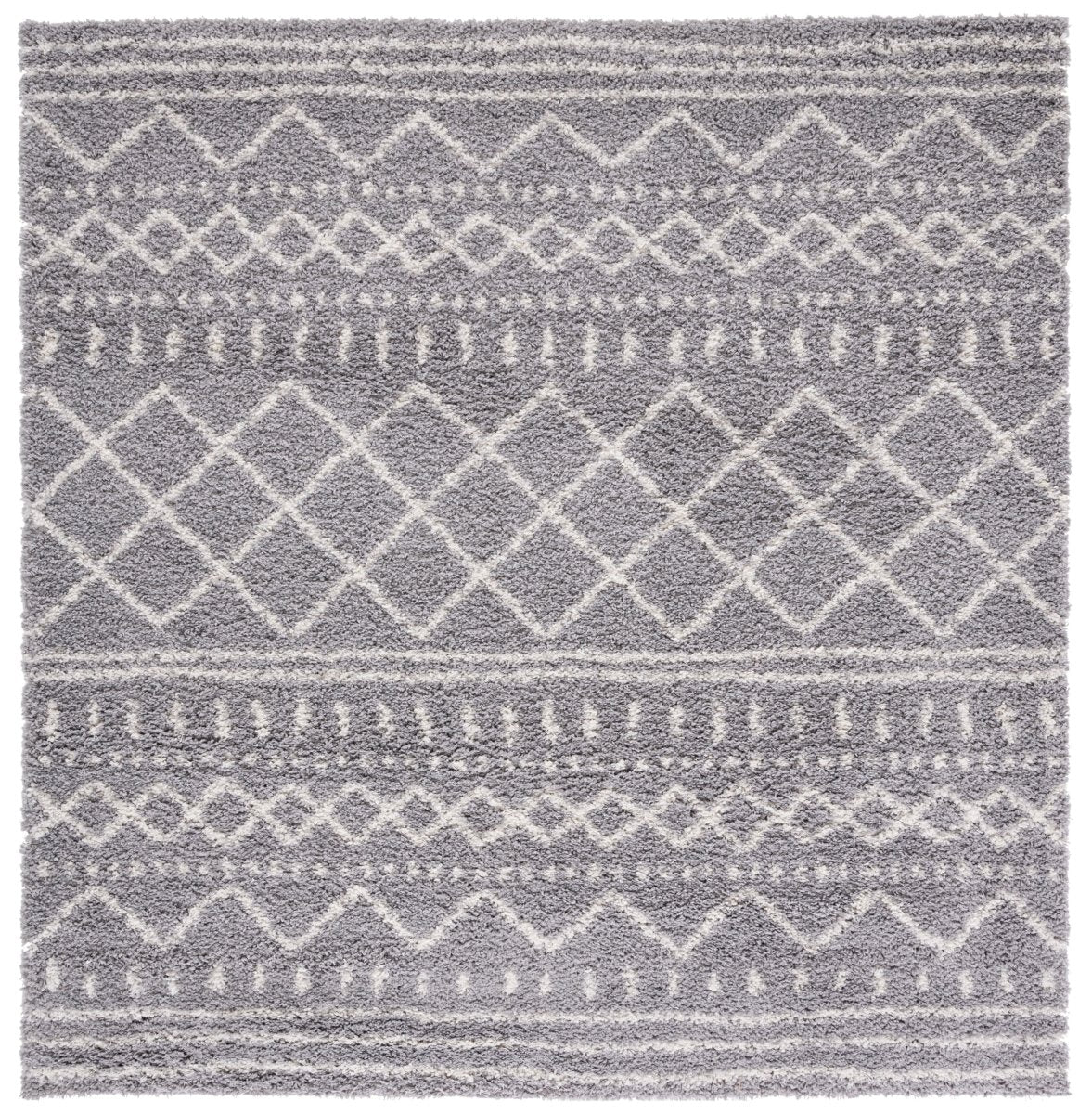 Safavieh Arizona Shag Asg741G Grey/Ivory Rug.