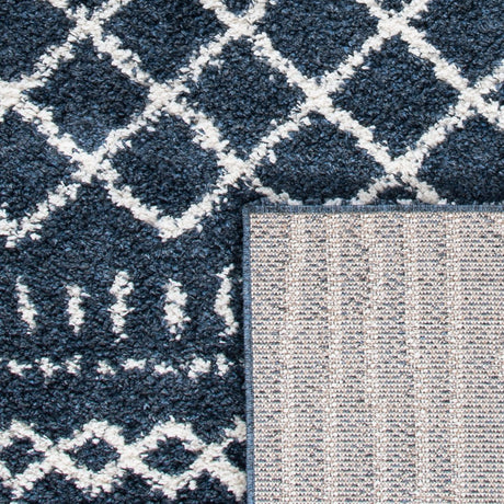 Safavieh Arizona Shag Asg741L Slate Blue/Ivory Rugs.