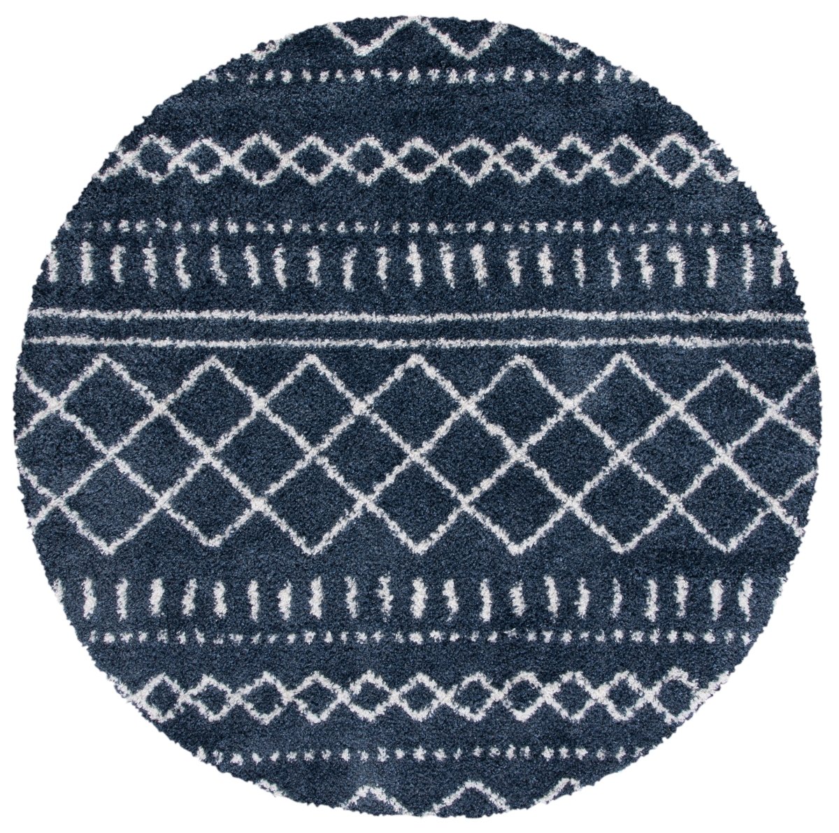 Safavieh Arizona Shag Asg741L Slate Blue/Ivory Rugs.