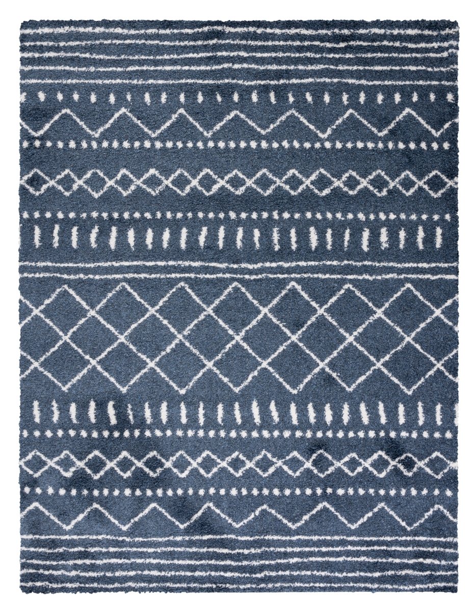 Safavieh Arizona Shag Asg741L Slate Blue/Ivory Rugs.