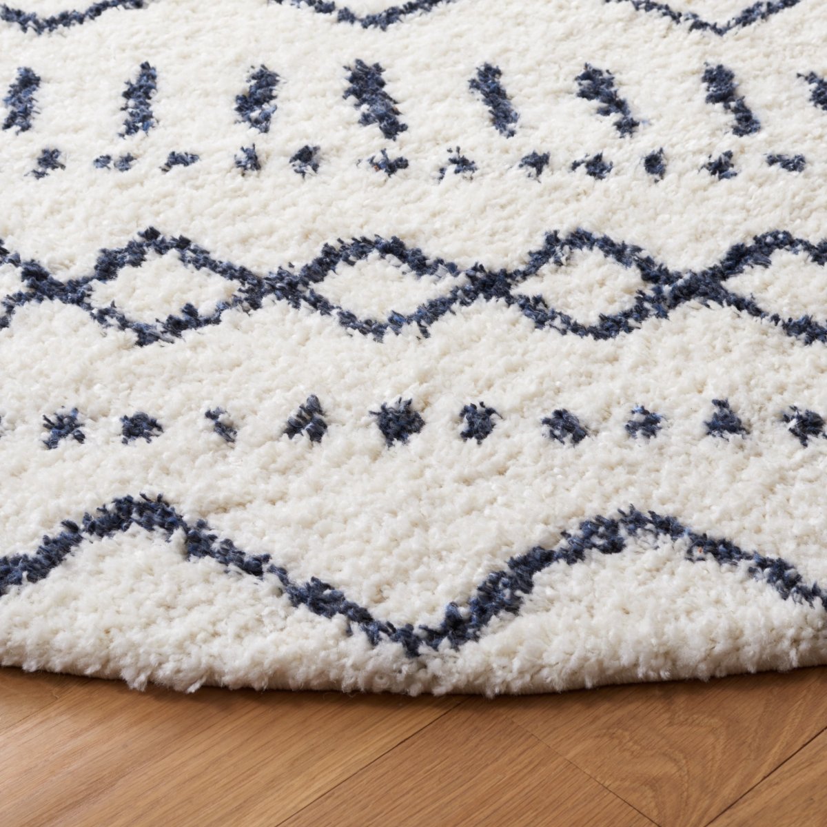 Safavieh Arizona Shag Asg741M Ivory/Slate Rugs.