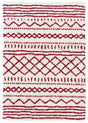 Safavieh Arizona Shag Asg741P Ivory/Red Rugs.
