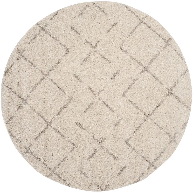 Safavieh Arizona Shag Asg743A Ivory/Beige Rug.