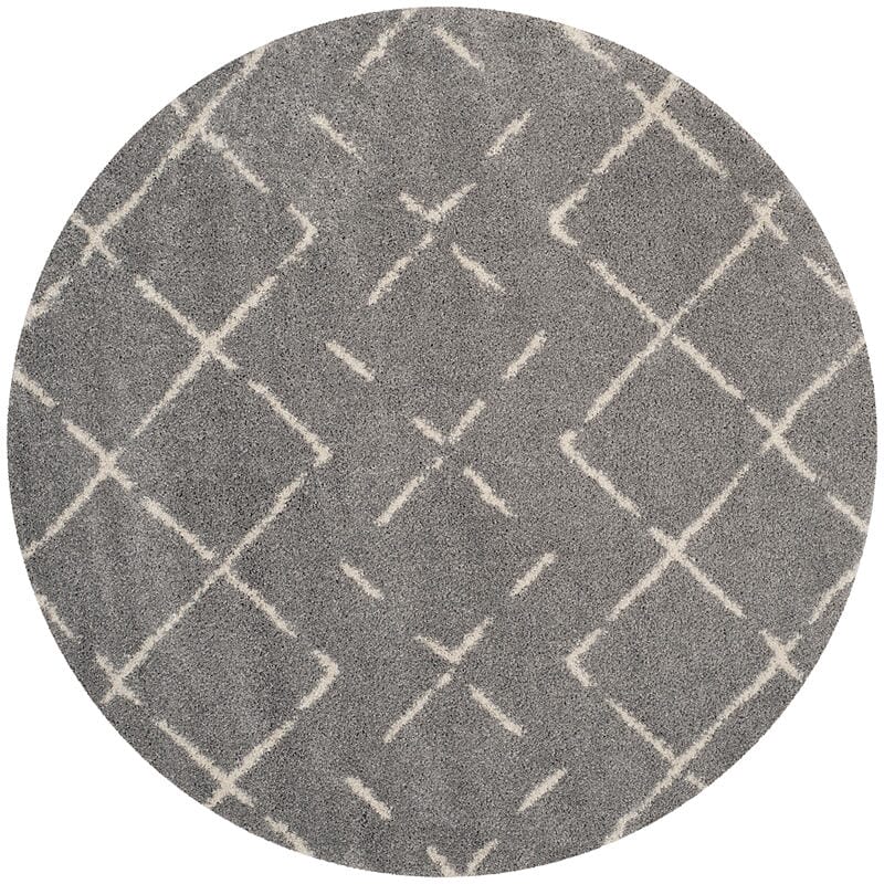 Safavieh Arizona Shag Asg743D Grey/Ivory Rug.