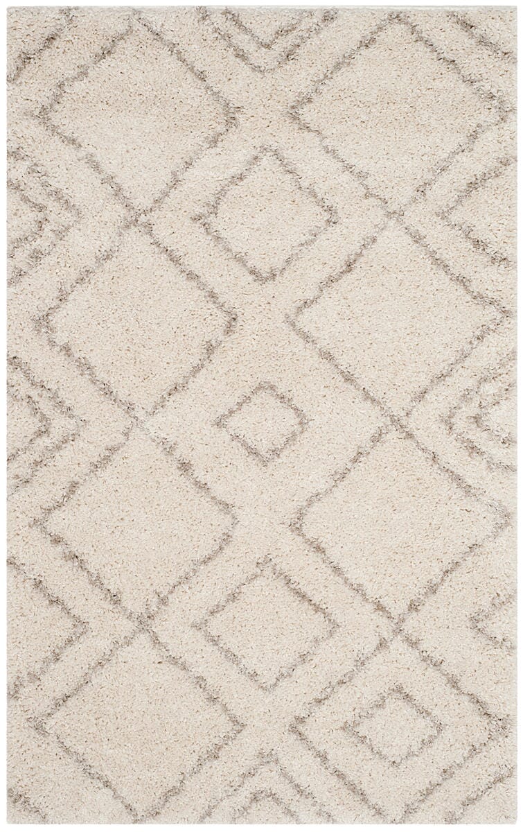 Safavieh Arizona Shag Asg744A Ivory/Beige Rug.