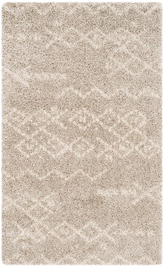 Safavieh Arizona Shag Asg745D Grey / Ivory Rugs.