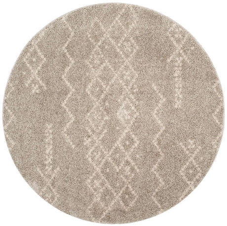 Safavieh Arizona Shag Asg745D Grey / Ivory Rugs.