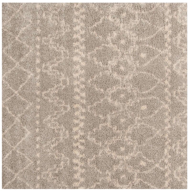 Safavieh Arizona Shag Asg750D Grey / Ivory Rugs.