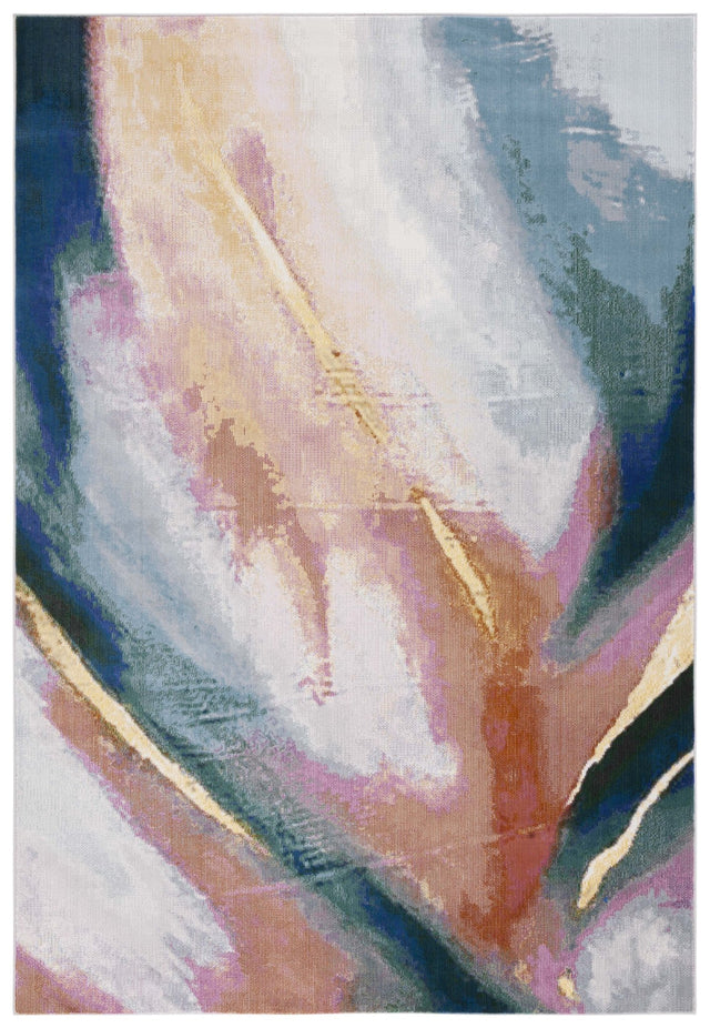 Safavieh Art Studio Asd122A Ivory/Rust Rug - Safavieh - asd122a - 5