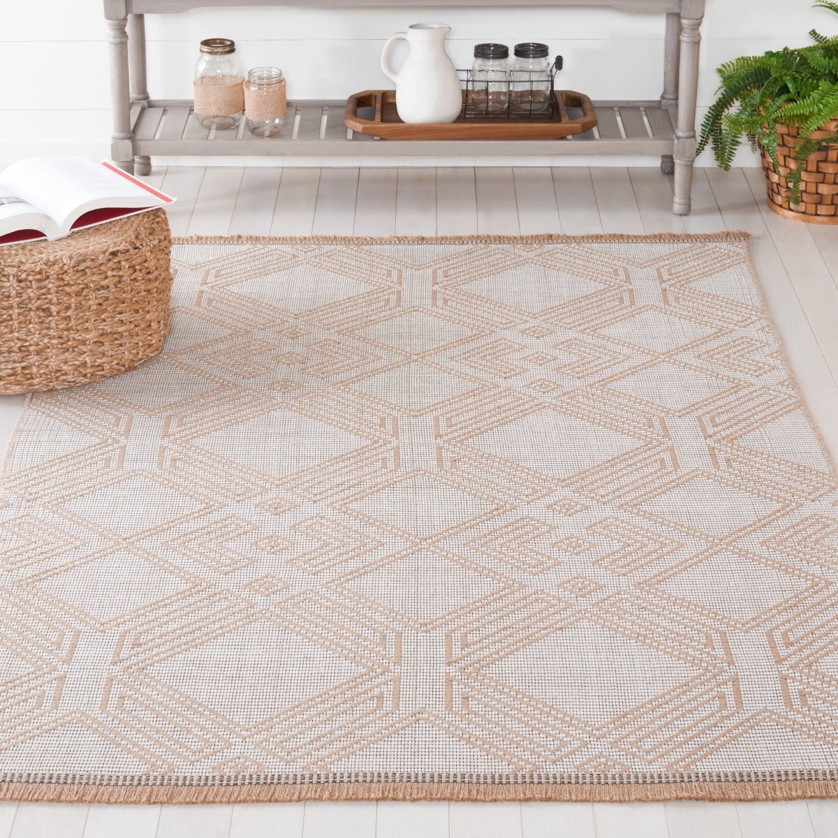 Safavieh Aspect Ape456A Ivory/Natural Rug.