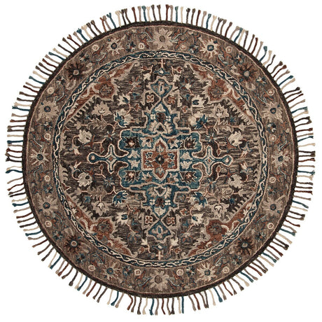 Safavieh Aspen Apn112A Charcoal/Light Brown Rug.