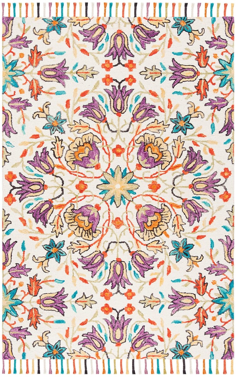 Safavieh Aspen Apn115A Ivory / Purple Rugs.
