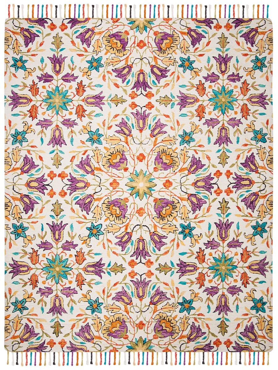 Safavieh Aspen Apn115A Ivory / Purple Rugs.