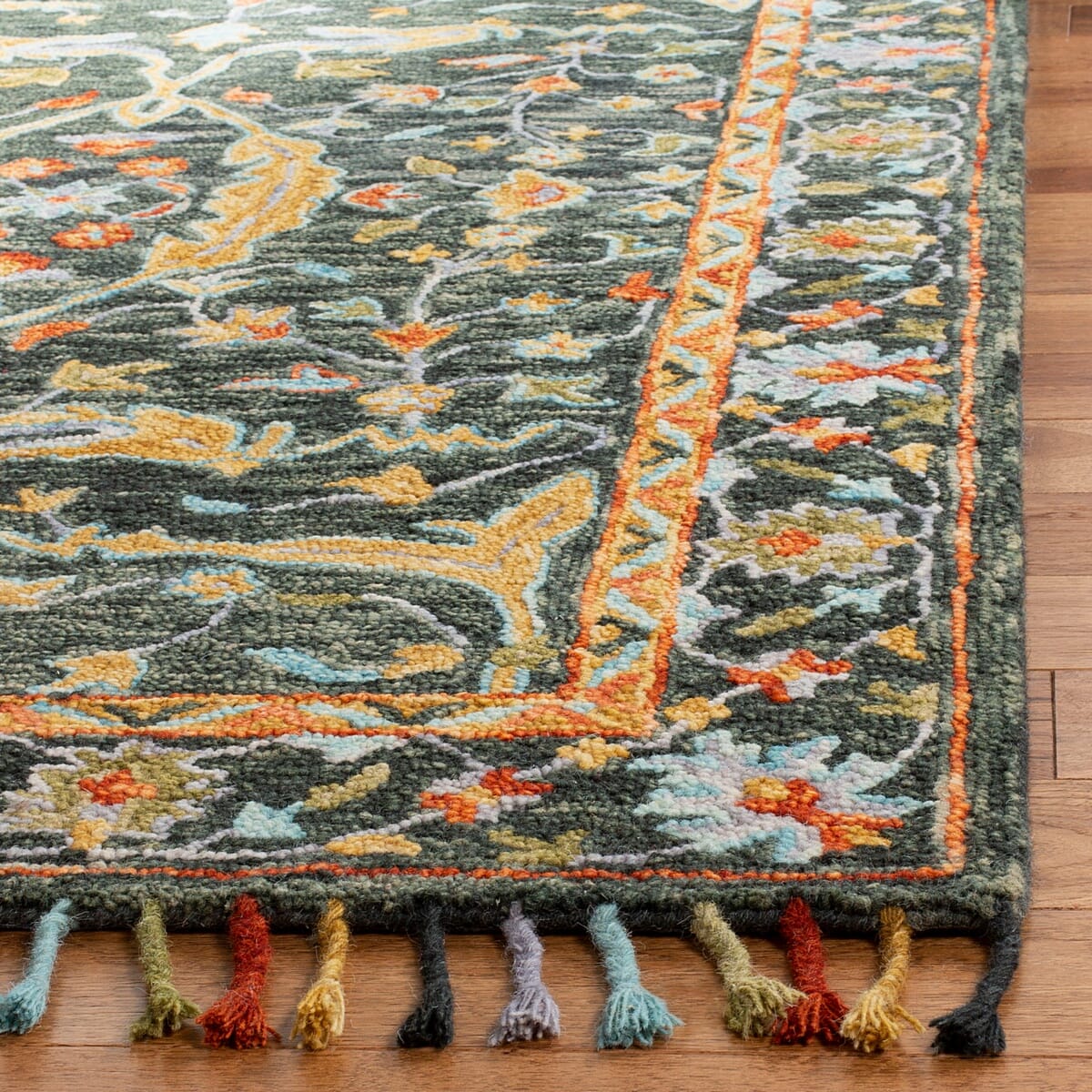 Safavieh Aspen Apn116X Olive / Rust Rugs.
