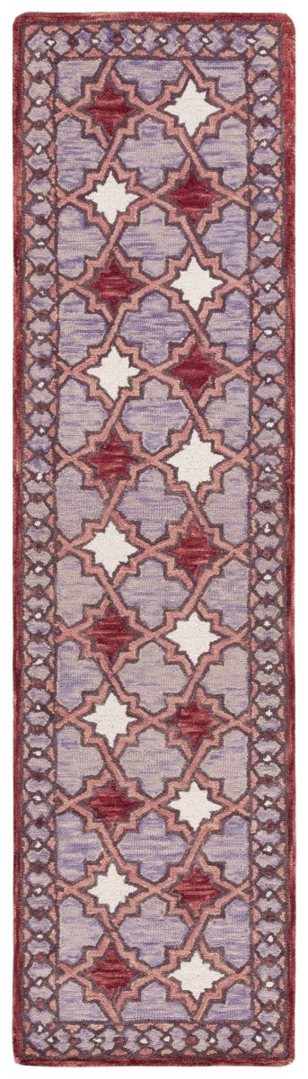 Safavieh Aspen Apn121Q Red/Pink Rug.