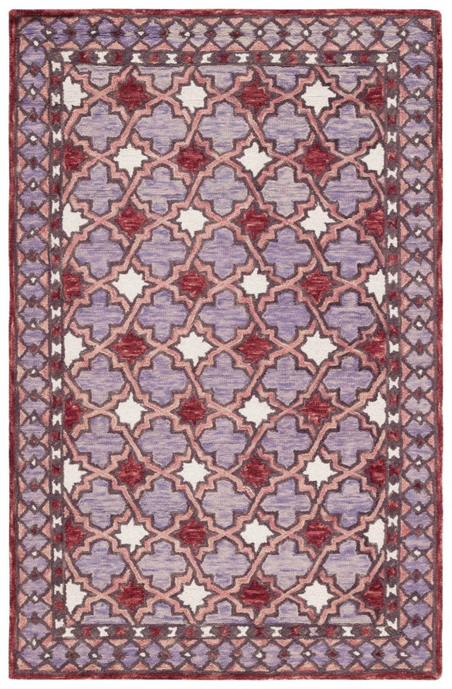 Safavieh Aspen Apn121Q Red/Pink Rug.