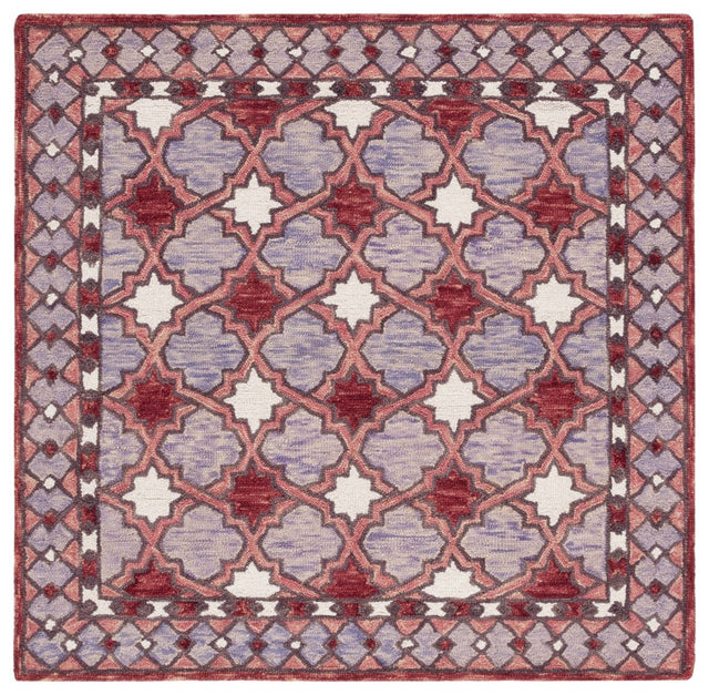 Safavieh Aspen Apn121Q Red/Pink Rug.