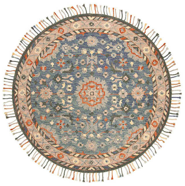 Safavieh Aspen Apn123A Blue/Rust Rug.