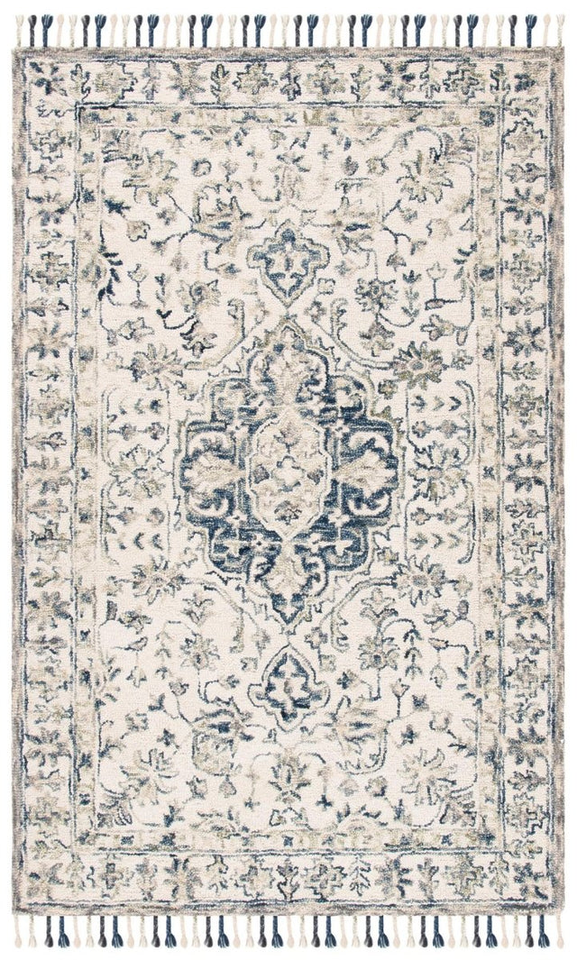 Safavieh Aspen Apn125A Ivory/Blue Rugs.