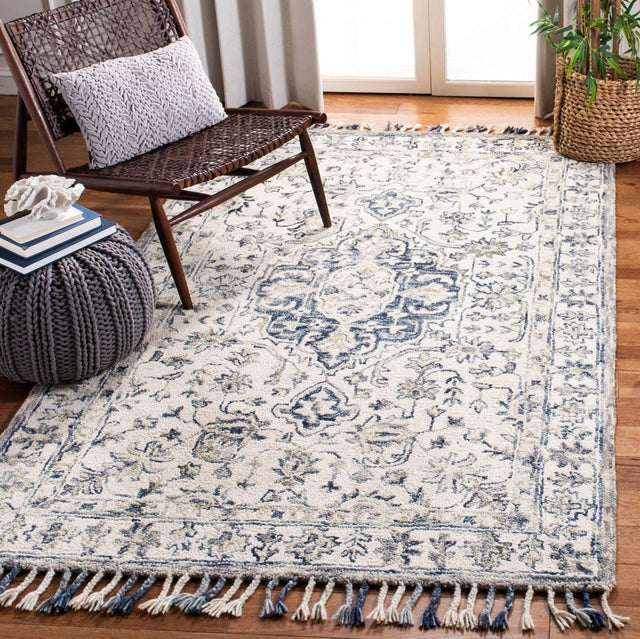 Safavieh Aspen Apn125A Ivory/Blue Rugs.