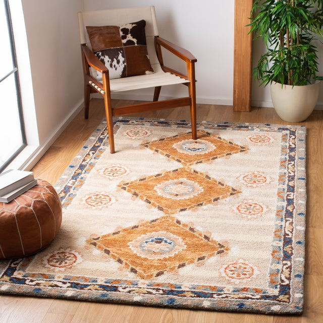 Safavieh Aspen Apn126T Brown/Blue Rugs.