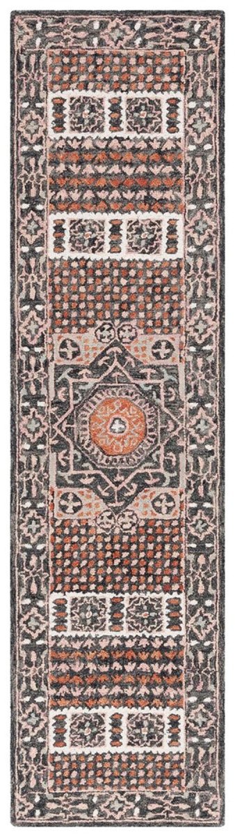 Safavieh Aspen Apn130Z Black/Rust Rug.