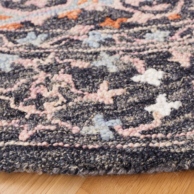 Safavieh Aspen Apn130Z Black/Rust Rug.