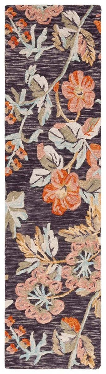 Safavieh Aspen Apn133H Charcoal/Orange Rug.