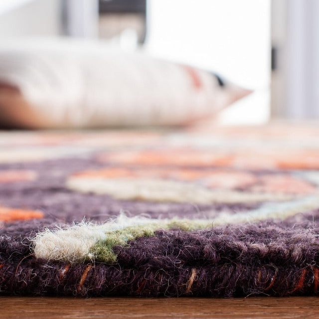 Safavieh Aspen Apn133H Charcoal/Orange Rug.