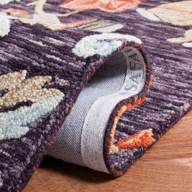 Safavieh Aspen Apn133H Charcoal/Orange Rug.