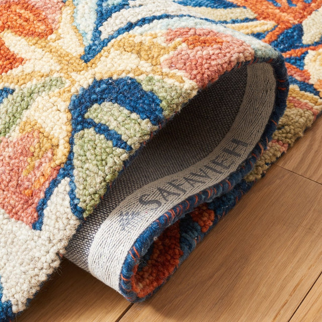 Safavieh Aspen Apn133M Blue/Orange Rug.