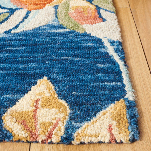 Safavieh Aspen Apn133M Blue/Orange Rug.