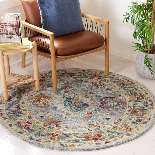 Safavieh Aspen Apn134F Grey/Green Rug - Safavieh - apn134f - 5r