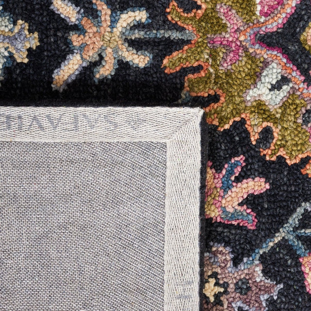 Safavieh Aspen Apn136Z Black/Light Blue Rug.